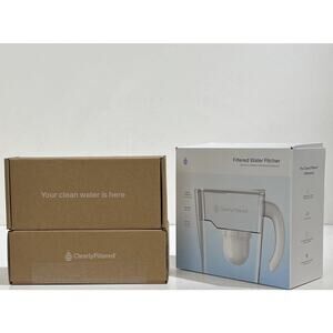 Clearly Filtered Filtered Water Pitcher + Filter 6-Pack